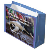 Schattigee Funny Tuxedo Kat Mexicaans Wave Cats Gi Groot Cadeauzakje (Voorkant Gekanteld)