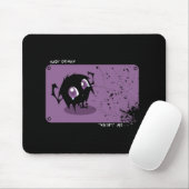 Schattigee Fuzzy Demon Cartoon Muismat (Met muis)