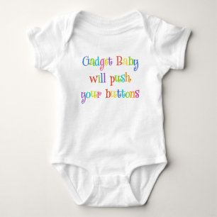 Schattigee gadget Baby zal je Buttonnen duwen Romper
