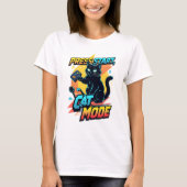 Schattigee gamer kat | Funny Feline Streamer-Kat T-shirt (Voorkant)