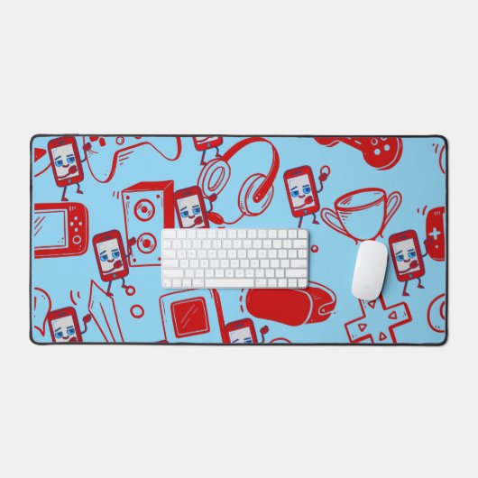 Schattigee gaming thema bureau mat (Keyboard & Muis)
