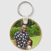 Schattigee Gaming Vaders Dag Cadeaus Voor Papa Cad Sleutelhanger (Achterkant)