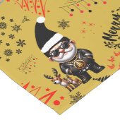 Schattigee Gangster Santa Vrolijk Kerstfeest op Go Lange Tafelloper (Hoek)