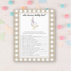 Schattigee gans - Wie kent papa beste spel