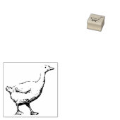 Schattigee ganzen- of eendenSTEMPEL Rubberstempel (Gestempeld)