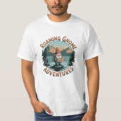 Schattigee Garden Gnome Design voor Fans T-shirt (Voorkant)