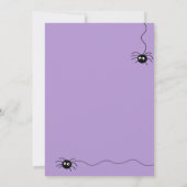 Schattigee Gargoyle Halloween-feestuitnodiging Kaart (Achterkant)