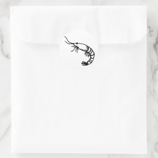 Schattigee garnalen planner stickers (Tas)