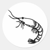 Schattigee garnalen planner stickers (Voorkant)