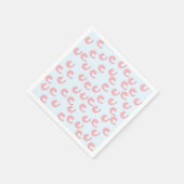 Schattigee garnalenpapier Borden Servet (Hoek)