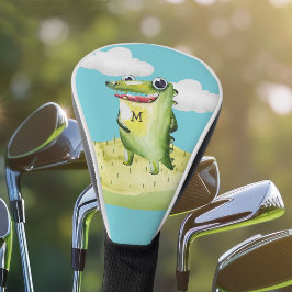 Schattigee Gator met uw Monogram Golfheadcover