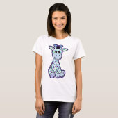 Schattigee Gay Mannen Giraffe T-shirt (Voorkant volledig)
