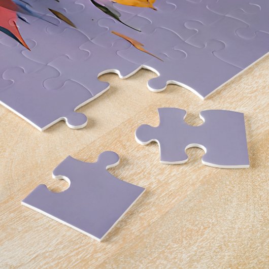 Schattigee geanimeerde Halloween Witch, Jack-O-Lan Legpuzzel (Zijkant)