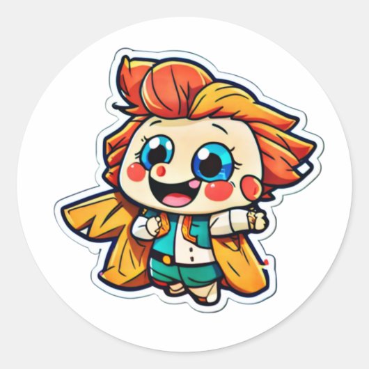 Schattigee geanimeerde Sticker - Smiles Unlimited (Voorkant)