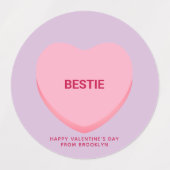 Schattigee geassorteerde vriendschap conversatie h labels (Design 2)