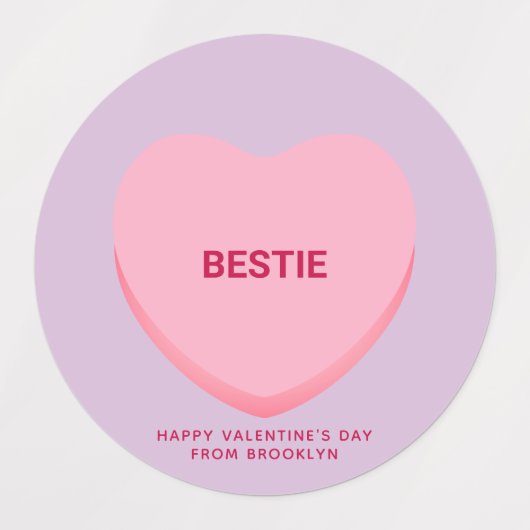 Schattigee geassorteerde vriendschap conversatie h labels (Design 2)