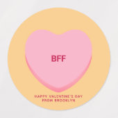 Schattigee geassorteerde vriendschap conversatie h labels (Design 1)