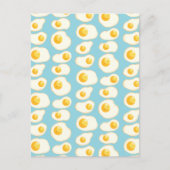 Schattigee gebakken eieren briefkaart (Voorkant)