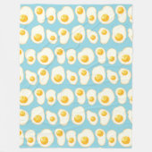 Schattigee gebakken eieren fleece deken (Voorkant)