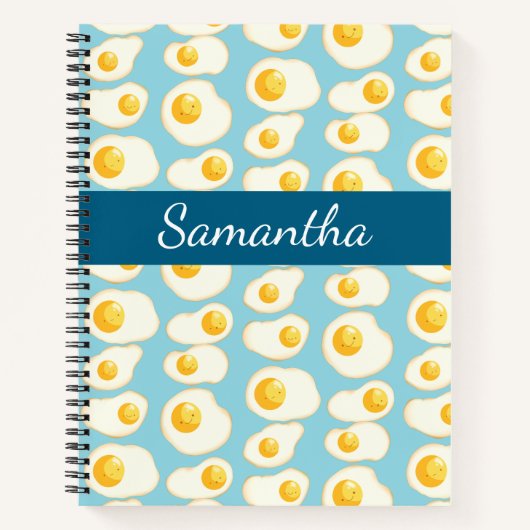 Schattigee gebakken eieren notitieboek (Voorkant)