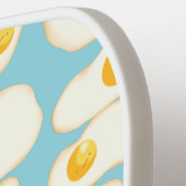 Schattigee gebakken eieren pickleball paddle (Links Detail)