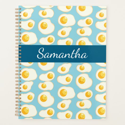 Schattigee gebakken eieren planner (Voorkant)