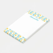 Schattigee gebakken eieren post-it® notes (Schuin)