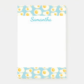 Schattigee gebakken eieren post-it® notes (Voorkant)