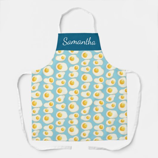 Schattigee gebakken eieren schort (Voorkant)