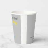 Schattigee Geboorte Eet Drink Wees Vrolijk Kerstfe Papieren Bekers (Links)