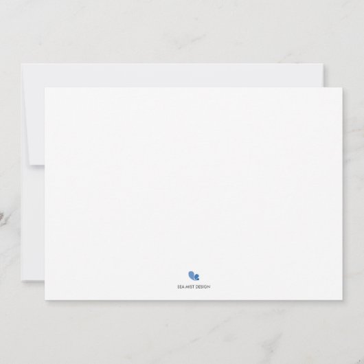 Schattigee Geboortekaart Fotokaart Aankondiging (Achterkant)