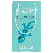 Schattigee Gecko Hagedis Blue Boy Kids Verjaardag Klein Cadeauzakje (Voorkant)