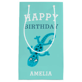 Schattigee Gecko Hagedis Blue Boy Kids Verjaardag Klein Cadeauzakje