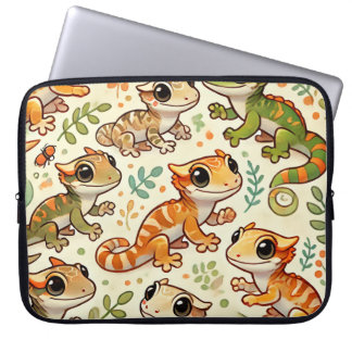 Schattigee Gecko-laptophoes Laptop Sleeve