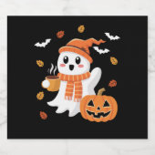 Schattigee geest Drink ijskoffie Halloween Bier Etiket (Enkel label)