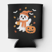Schattigee geest Drink ijskoffie Halloween Blikjeskoeler (Voorkant)
