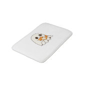 Schattigee geest en kat, Gift Halloween Classic T- Badmat (Gekanteld)