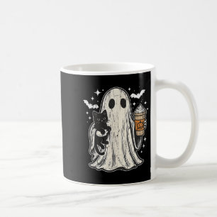 Schattigee geest en kat, Schattigee Halloween-spok Koffiemok