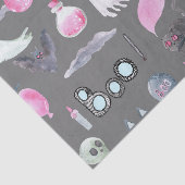 Schattigee geest en vleermuizen tissuepapier (Detail)