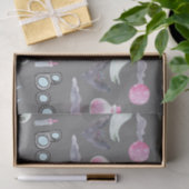 Schattigee geest en vleermuizen tissuepapier (Geschenk)