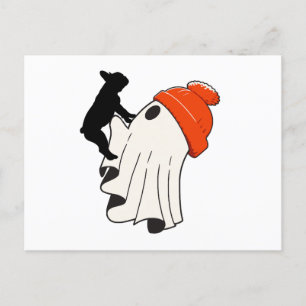 Schattigee geest Franse Bulldog Lover Feestdagenkaart