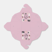 Schattigee geest Halloween meisje 1e verjaardagsfe Bedankdoosjes (Uitgevouwen)