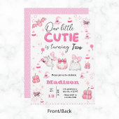 Schattigee geest Halloween meisje verjaardagsfeest Kaart