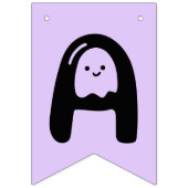 Schattigee geest Happy Halloween Bunting Flags Vlaggetjes (Tweede vlag)