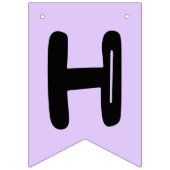 Schattigee geest Happy Halloween Bunting Flags Vlaggetjes (Eerste vlag)