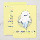 Schattigee geest - Ik herinner me wie ik ben Kaart (Voorkant / Achterkant)