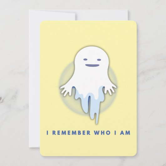 Schattigee geest - Ik herinner me wie ik ben Kaart (Voorkant)