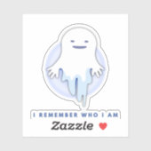 Schattigee geest – Ik herinner me wie ik ben Sticker (Vel)