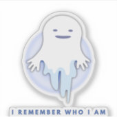 Schattigee geest – Ik herinner me wie ik ben Sticker (Voorkant)
