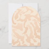 Schattigee geest in een pompoen Baby shower Kaart (Achterkant)